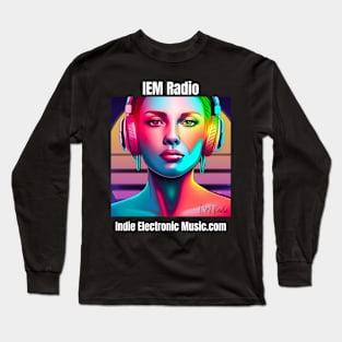 IEM Radio Retrowave Synthwave Long Sleeve T-Shirt